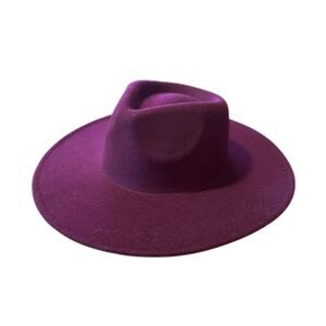 Elegant cranberry Women's Fedora